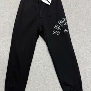 Supreme X Nike Black Sweatpants